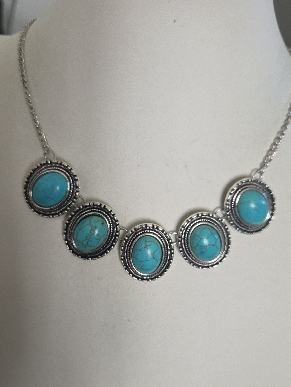 Paparazzi Bet The Ranch Blue Necklace NWT
